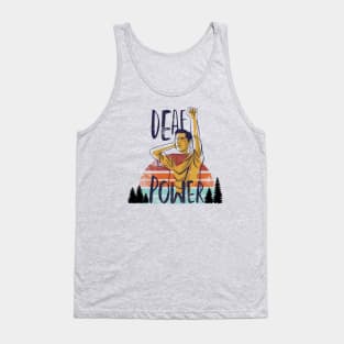 Deaf power vintage Tank Top